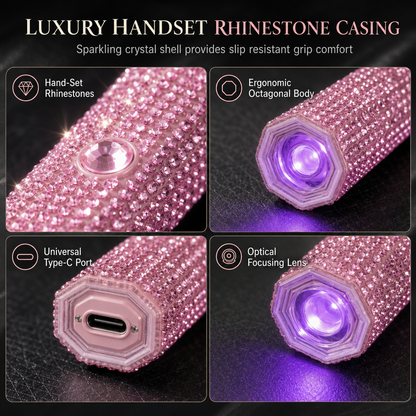 Bärbar handhållen UV-lampa för nagelhärdning