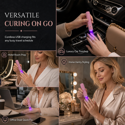Bärbar handhållen UV-lampa för nagelhärdning