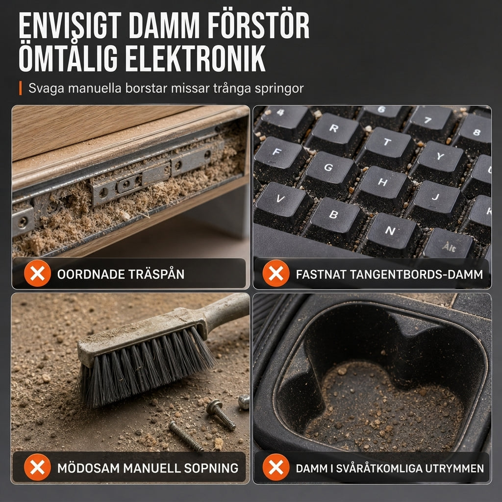 Bärbar, handhållen miniturbofläkt med hög hastighet på 110 000 RPM (borstlös motor) och LED-lampa för utomhusbruk