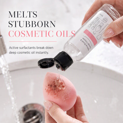 🔥50% RABATT!!🧼Rengöring för sminksvampar & borstar – Snabb fläckborttagning, pH-balanserad & skonsam✨