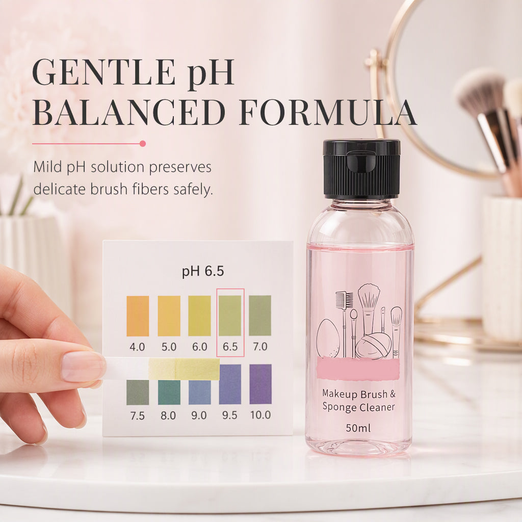 🔥50% RABATT!!🧼Rengöring för sminksvampar & borstar – Snabb fläckborttagning, pH-balanserad & skonsam✨