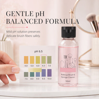 🔥50% RABATT!!🧼Rengöring för sminksvampar & borstar – Snabb fläckborttagning, pH-balanserad & skonsam✨