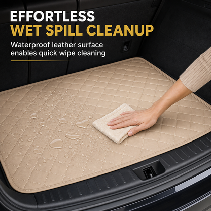 🚗 50 % RABATT NU! 🧳 Universell bagagerumsmatta i PVC-läder 100x70 cm – stöttålig & lätt att rengöra för sedaner och SUV:ar 🛡️