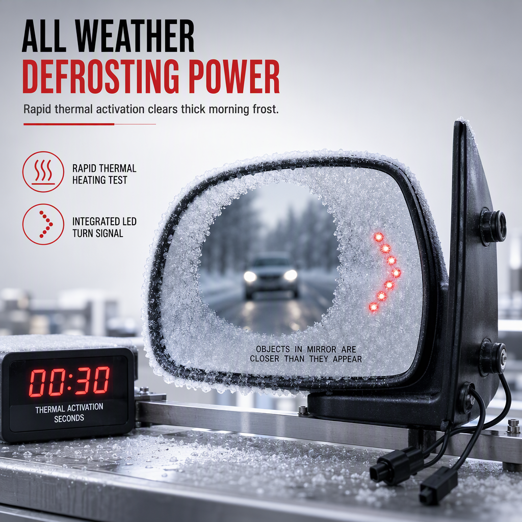 ⏳Tidsbegränsat erbjudande: 50% RABATT⏰Uppvärmt sidospegelglas med integrerad LED-blinkers🚗⬅️➡️
