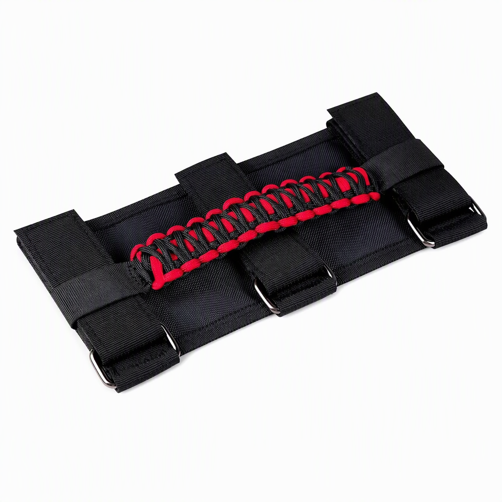 🚗 50% RABATT! ✨ Halkfritt Paracord Handtag för Tak & Störtbåge – Perfekt för Off-Road & SUV 🛠️