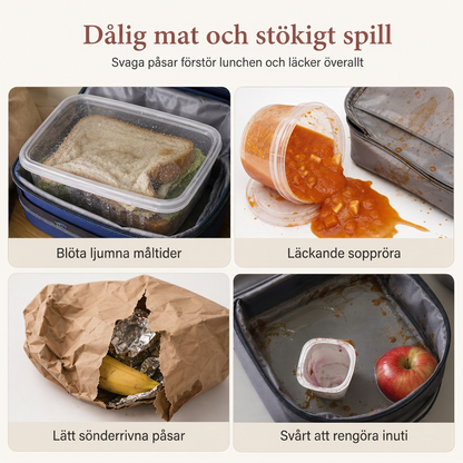 Stor kapacitet barnens termiska lunchpåse med seriefigurer