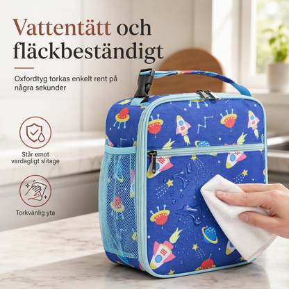 Stor kapacitet barnens termiska lunchpåse med seriefigurer