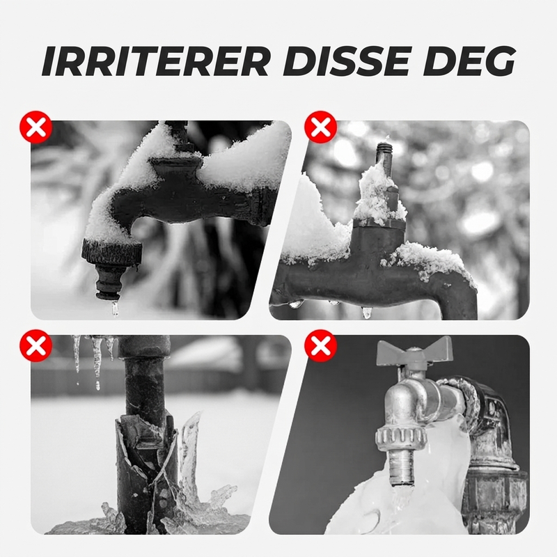 Frostskydd för utomhuskran – Isolerande överdrag för vintern