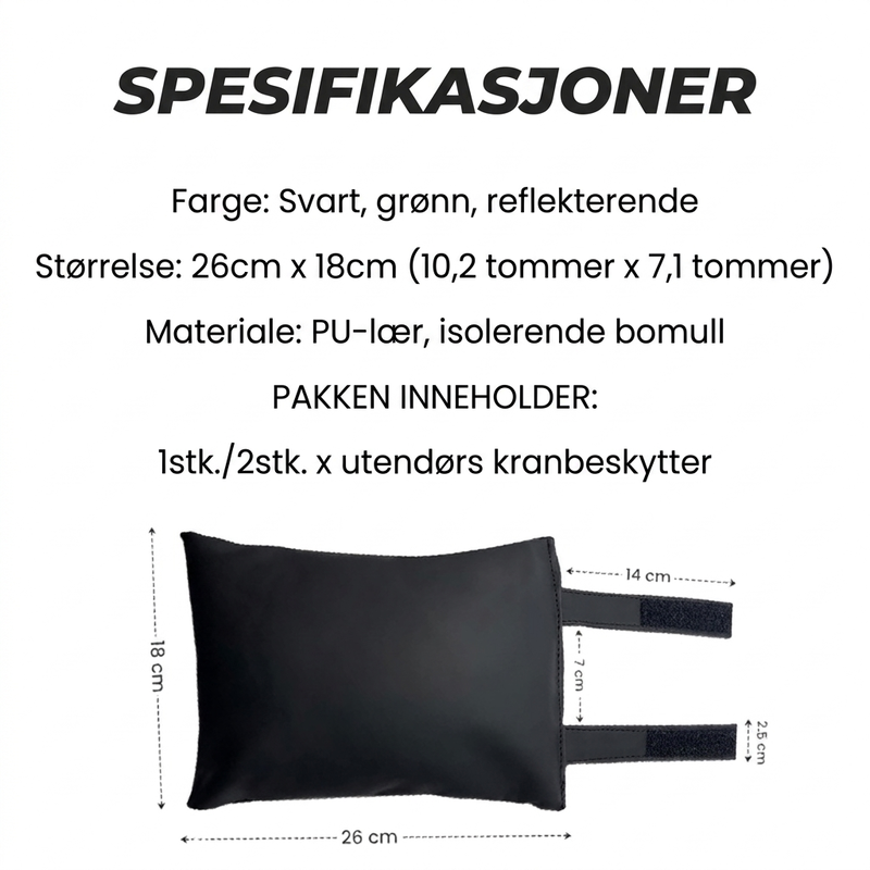 Frostskydd för utomhuskran – Isolerande överdrag för vintern