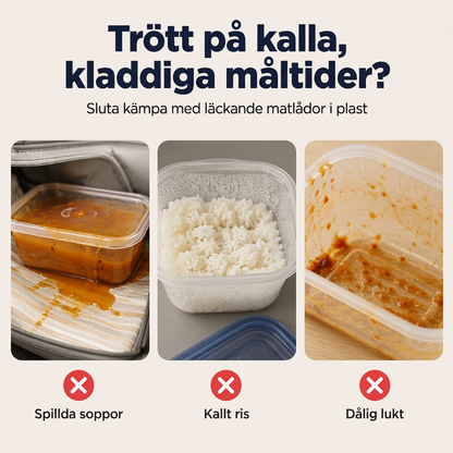 📢📢50% RABATT NU!! ⏰Bärbar lunchlåda i isolerad rostfritt stål