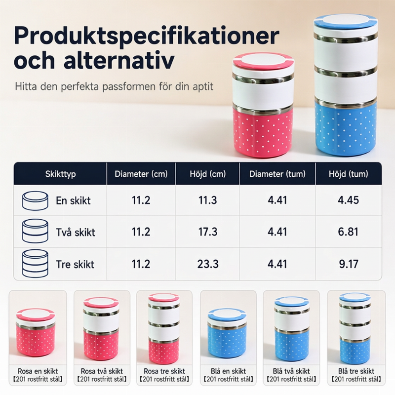 📢📢50% RABATT NU!! ⏰Bärbar lunchlåda i isolerad rostfritt stål