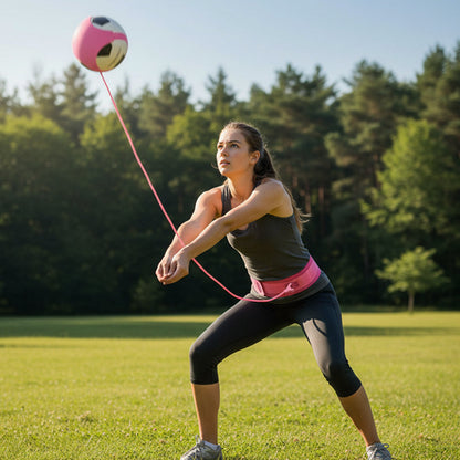📢📢50% RABATT NU!! ⏰🏐 Volleybolltränare för egenträning – Justerbart träningsredskap för serve, smash och bollkontroll