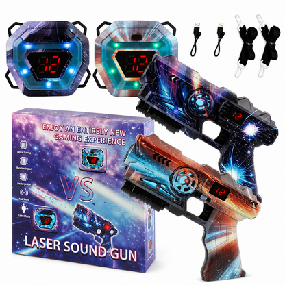 Laser Tag Leksaksset för Barn med Sensor och Projektion – Intergalaktiska Rymdstrider