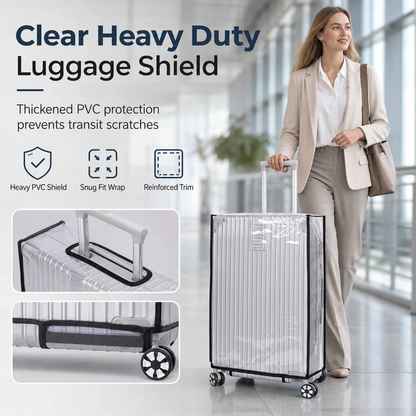 ✈️50% RABATT! 🧳 Vattentätt och reptåligt resväsköverdrag – håll din resväska helt ny på varje resa ✨