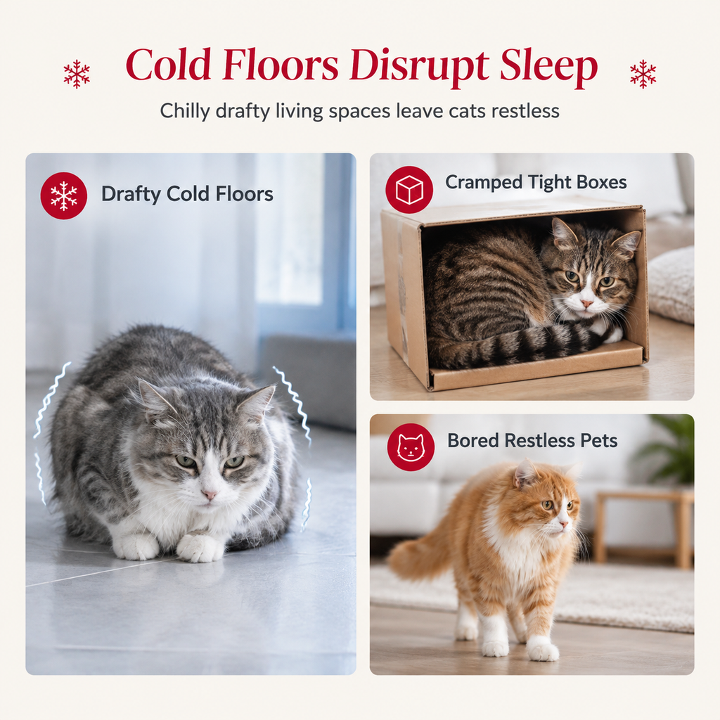 🎄🐱 Kattunnel & Kattsäng till Jul – Donut Kattgrotta & Dyna, Begränsad Upplaga, Avtagbar & Tvättbar 🎁✨