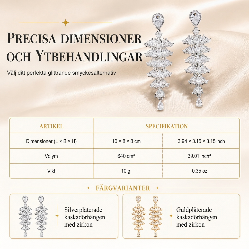 📢📢 50% RABATT!! ⏰S925 sterling silver fjäderörhängen med mikro-zirkoner, elegant set för damer ✨