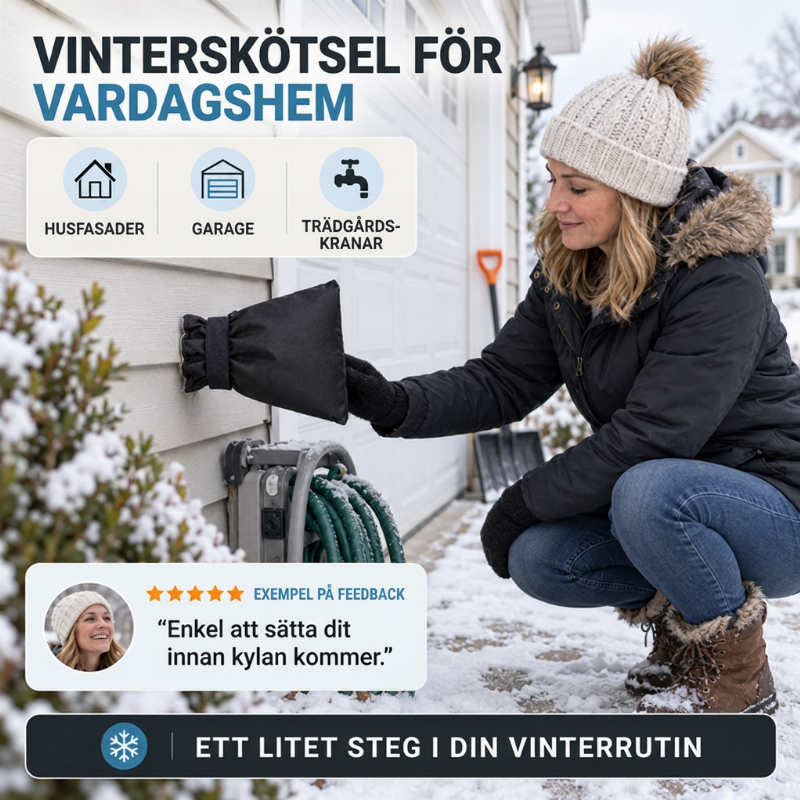 Utomhus skyddshylsa för vattenkran för vinterfrostskydd