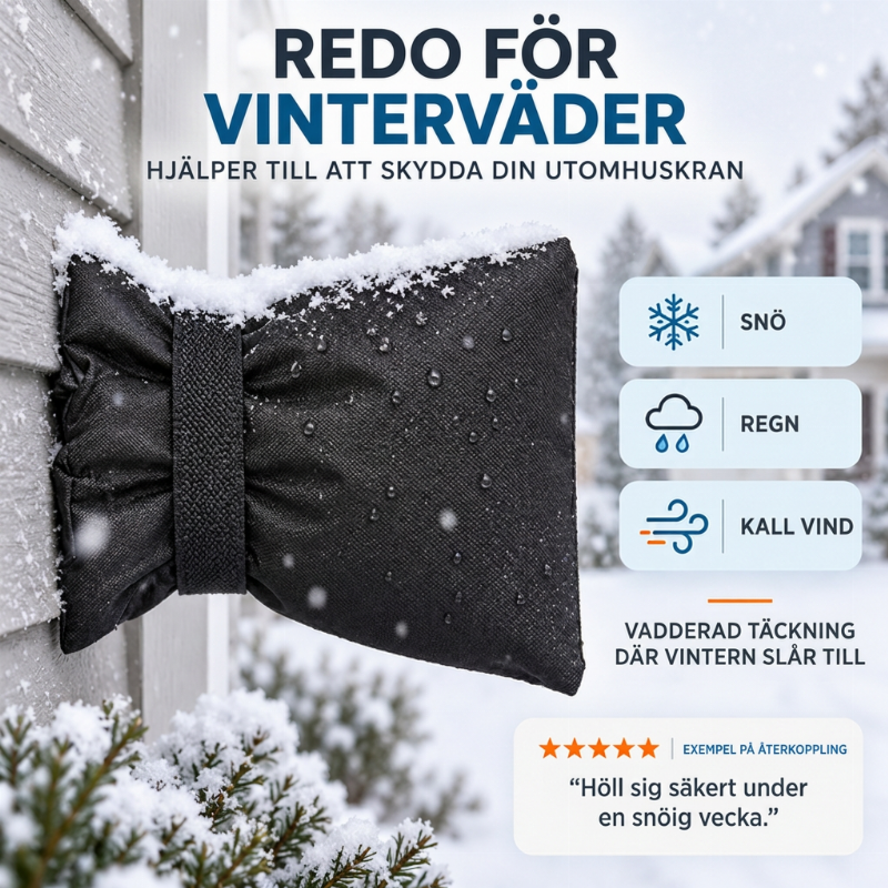 Utomhus skyddshylsa för vattenkran för vinterfrostskydd