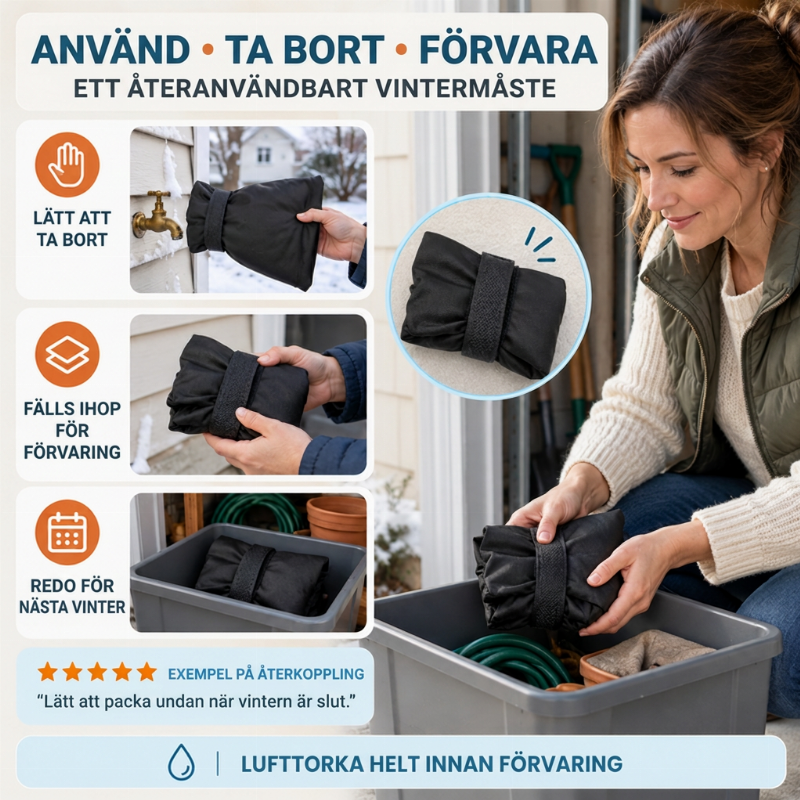 Utomhus skyddshylsa för vattenkran för vinterfrostskydd