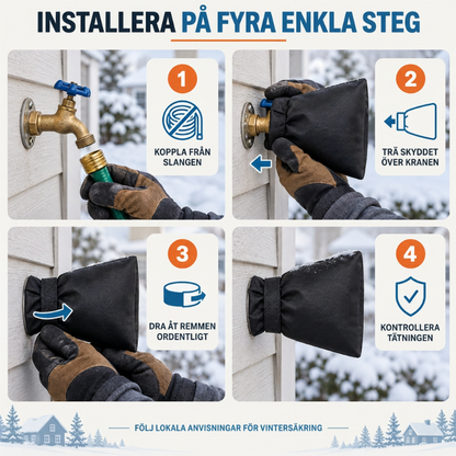 Utomhus skyddshylsa för vattenkran för vinterfrostskydd