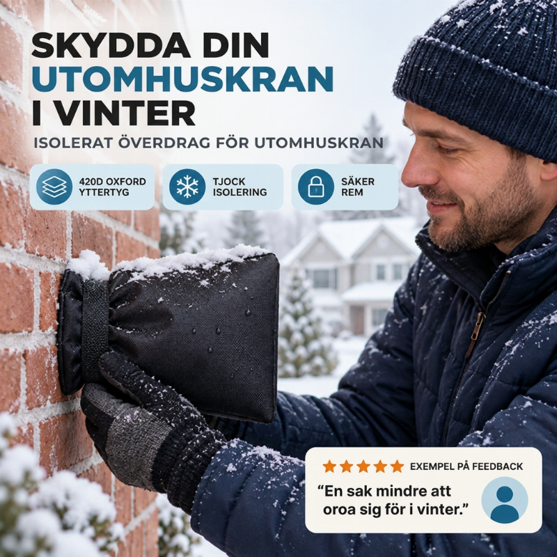 Utomhus skyddshylsa för vattenkran för vinterfrostskydd