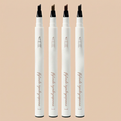 ✨50% RABATT NU! ! ✨ Microblading-Ögonbrynspenna med Fyruddig Spets – Naturliga, Hårfina Linjer