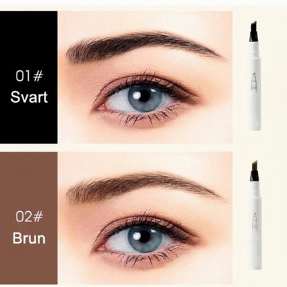 ✨50% RABATT NU! ! ✨ Microblading-Ögonbrynspenna med Fyruddig Spets – Naturliga, Hårfina Linjer