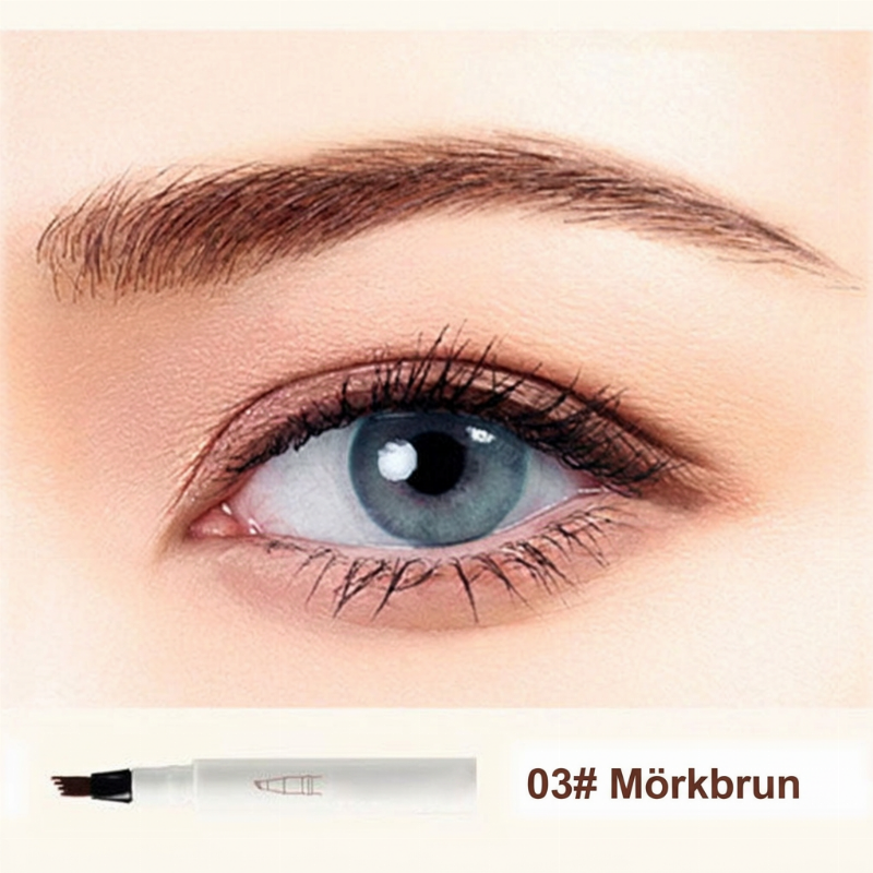 ✨50% RABATT NU! ! ✨ Microblading-Ögonbrynspenna med Fyruddig Spets – Naturliga, Hårfina Linjer