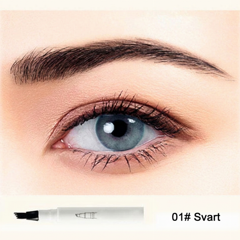 ✨50% RABATT NU! ! ✨ Microblading-Ögonbrynspenna med Fyruddig Spets – Naturliga, Hårfina Linjer
