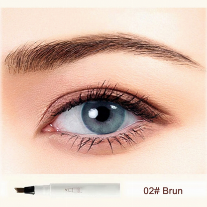 ✨50% RABATT NU! ! ✨ Microblading-Ögonbrynspenna med Fyruddig Spets – Naturliga, Hårfina Linjer
