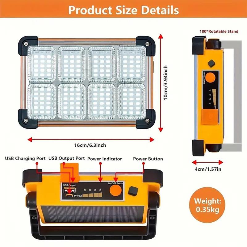 Solar Powered Portable Handheld Lantern