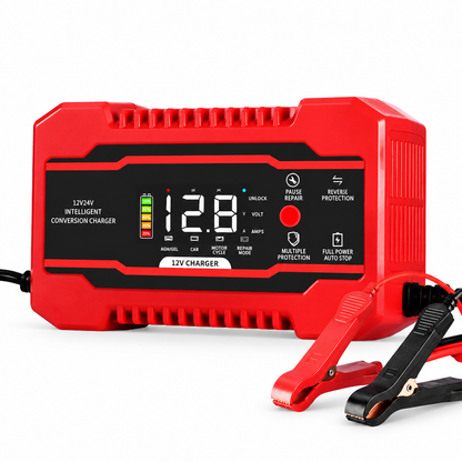 Smart 12V 6A Batteriladdare och Pulsladdare för Bil & Motorcykel