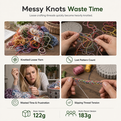 📢📢 50% RABATT🧵 DIY Flätningskit för snören och armband – Komplett set för vuxna & nybörjare
