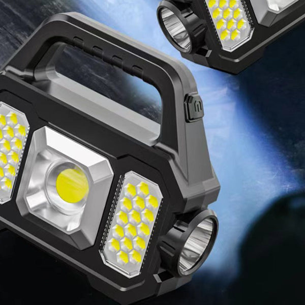 🔦✨ Ilumina Brasil LED-ficklampa – 50% RABATT! 500 lumen, solcells- + USB-laddning, 100–200 m räckvidd – bli aldrig utan ljus ☀️