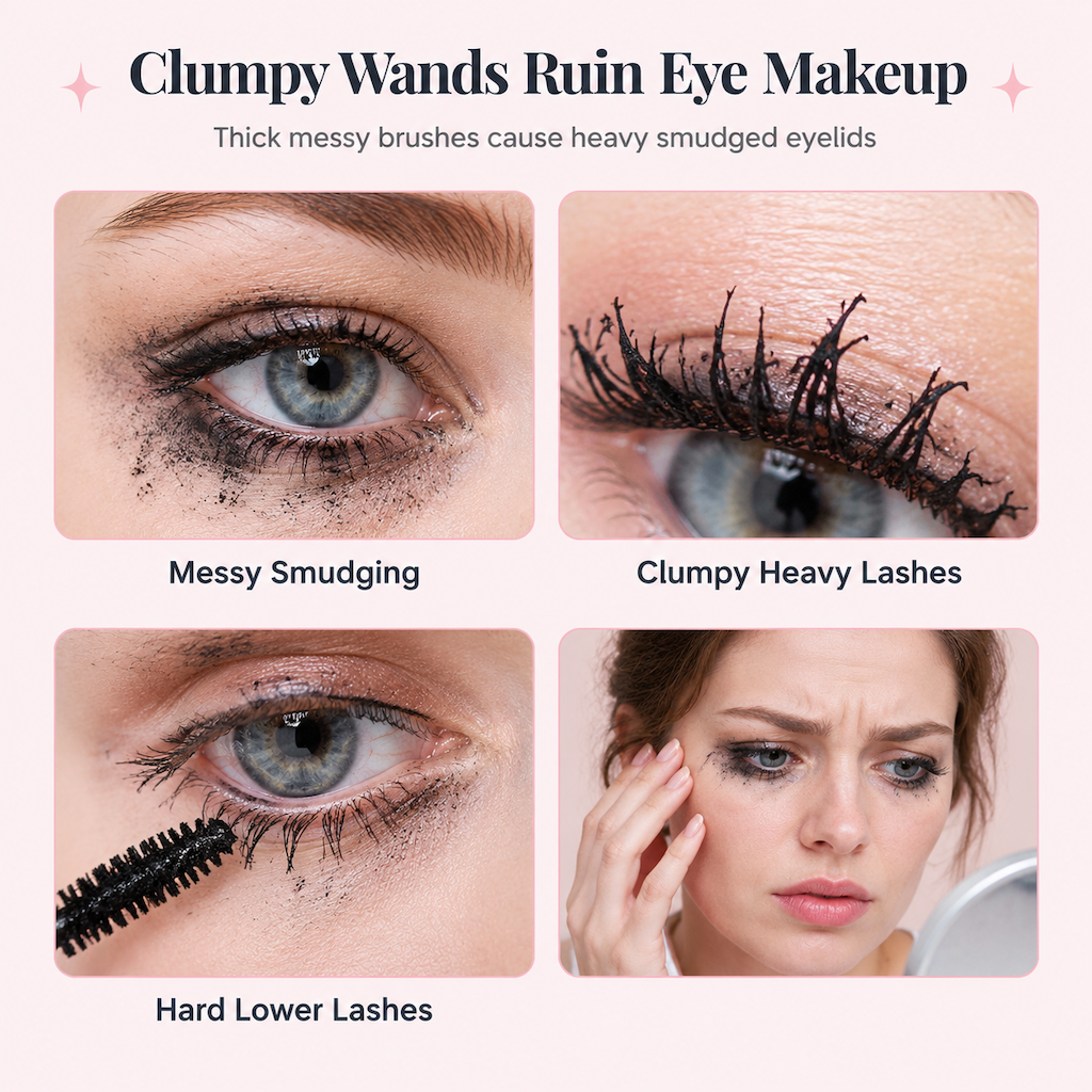 ✨ 50 % RABATT NU! 👁️ Vattenfast dubbeländad mascara & fransprimer – Förlängande, böjande & klumpfri volym för fransarna 💖