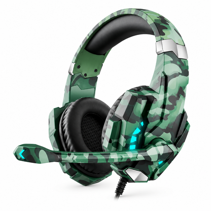 📢📢 50% RABATT🎮Over-Ear gamingheadset med mikrofon – uppslukande ljud och tydlig kommunikation för PC och konsol